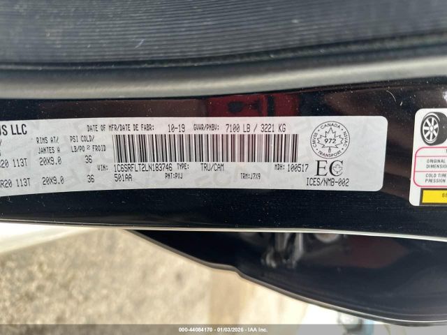 2020 RAM 1500 1C6SRFLT2LN183746 Photo 8