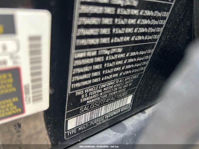 2015 LAND ROVER RANGE ROVER SALGS2TF4FA218085 Photo 8