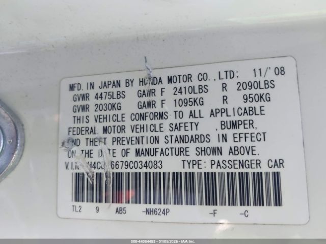 2009 ACURA TSX JH4CU26679C034083 Photo 8