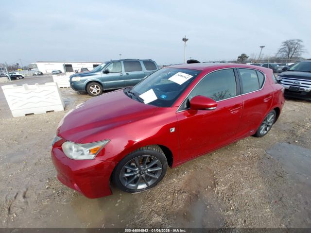 2012 LEXUS CT 200H JTHKD5BH7C2050138 Photo 1