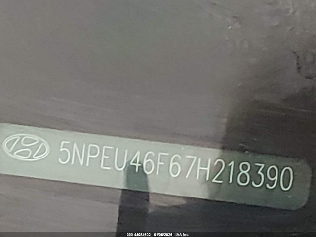 Aukcja sprzedaży 2007 Hyundai Sonata Limited/se V6, vin: 5NPEU46F67H218390, numer aukcji: 44084602