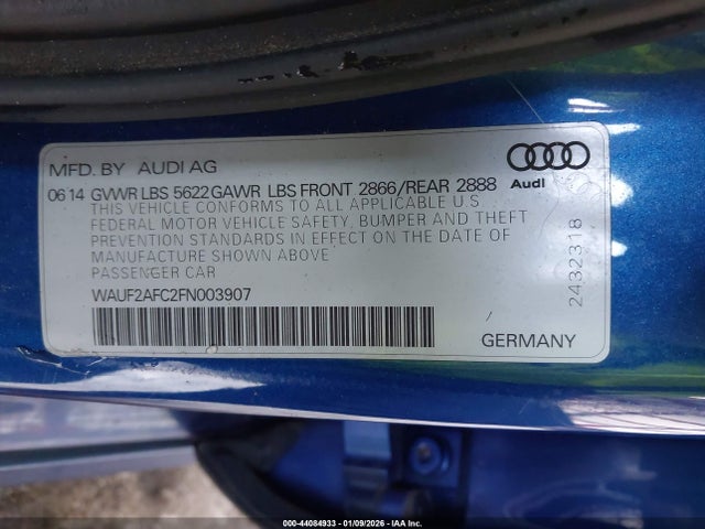2015 AUDI S6 WAUF2AFC2FN003907 Photo 8