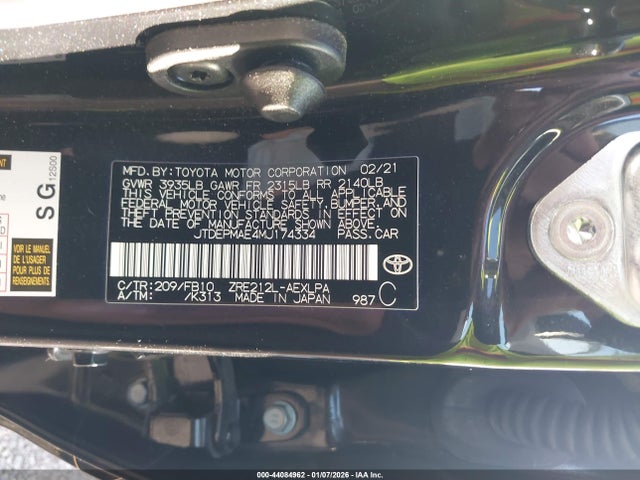 JTDEPMAE4MJ174334 Toyota Corolla