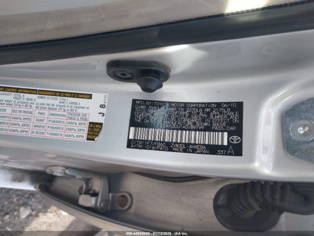 2010 TOYOTA PRIUS JTDKN3DU1A0189199 Photo 8