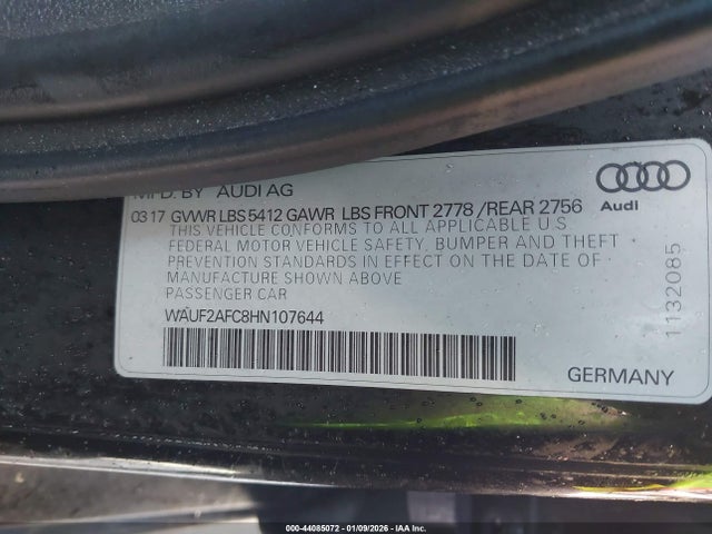 2017 AUDI A6 WAUF2AFC8HN107644 Photo 8