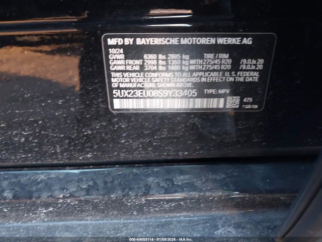 5UX23EU08S9Y33405 BMW X5 Xdrive40i