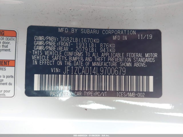 2020 SUBARU BRZ JF1ZCAD14L9700679 Photo 8