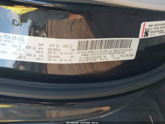 2018 CHRYSLER PACIFICA 2C4RC1EGXJR154555 Photo 8