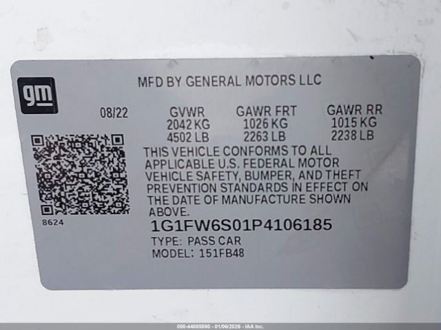 2023 CHEVROLET BOLT EV 1G1FW6S01P4106185 Photo 8