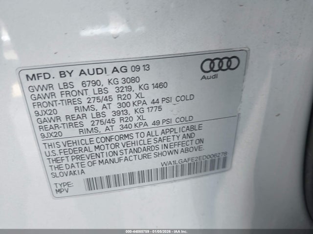 2014 AUDI Q7 WA1LGAFE2ED006278 Photo 8