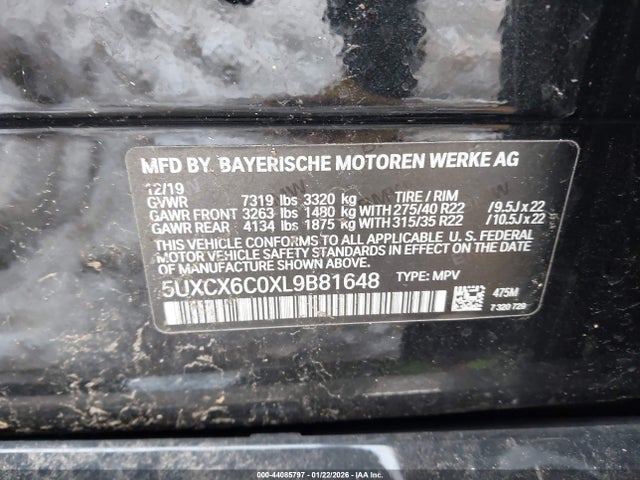 2020 BMW X7 5UXCX6C0XL9B81648 Photo 8