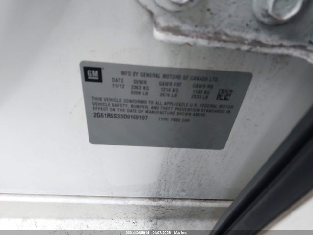 2013 CADILLAC XTS 2G61R5S33D9169197 Photo 8