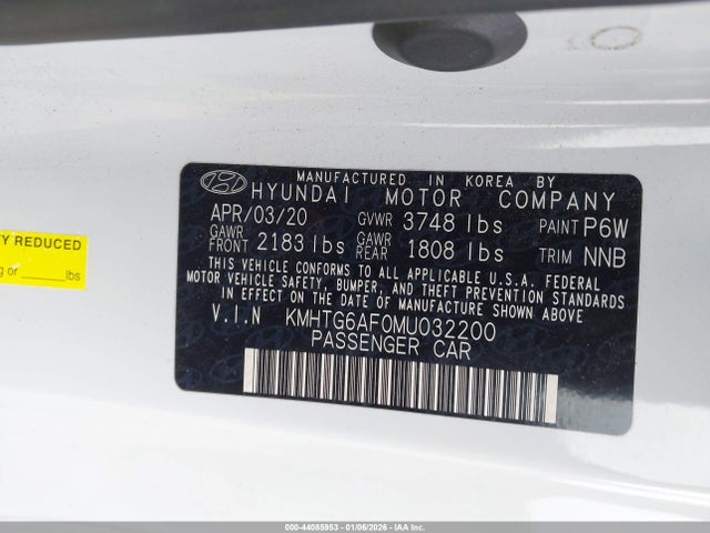 KMHTG6AF0MU032200 Hyundai Veloster 2.0 Premium