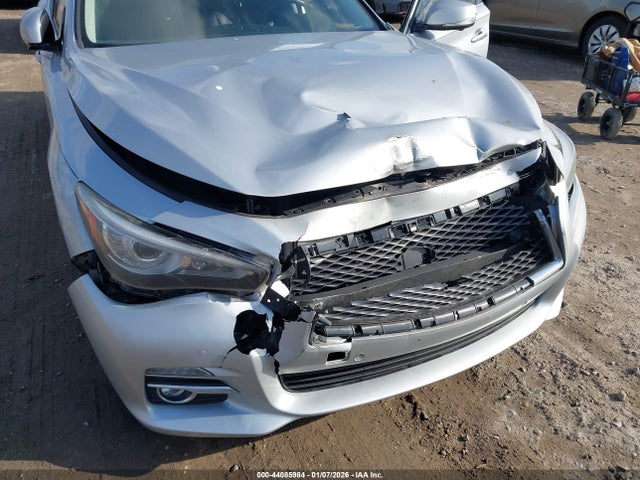 2015 Infiniti Q50 Premium მანქანა იყიდება აუქციონზე, vin: JN1BV7AR1FM409838, აუქციონის ნომერი: 44085984