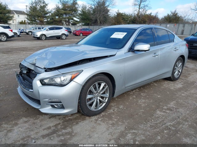 2015 Infiniti Q50 Premium მანქანა იყიდება აუქციონზე, vin: JN1BV7AR1FM409838, აუქციონის ნომერი: 44085984