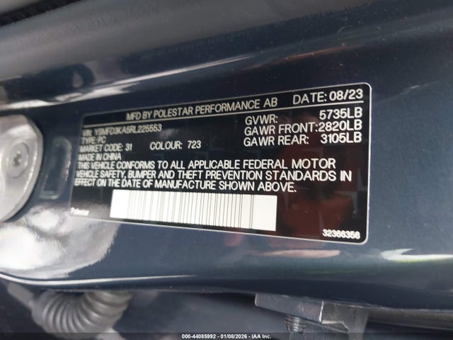 2024 POLESTAR 2 YSMFD3KA5RL225553 Photo 8