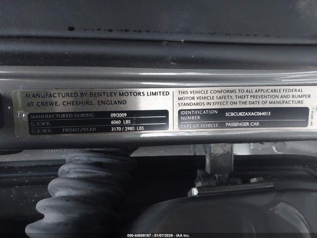 2010 BENTLEY CONTINENTAL SUPERSPORTS SCBCU8ZAXAC064013 Photo 8