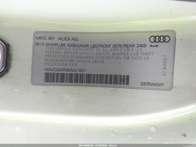 2014 AUDI S5 WAUCGAFRXEA021831 Photo 8