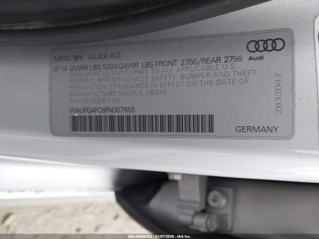 2015 AUDI A6 WAUFGAFC8FN007655 Photo 8