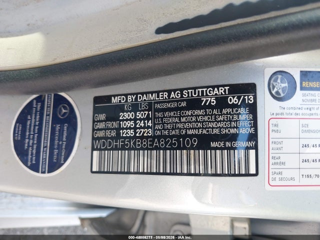 2014 MERCEDES-BENZ E 350 WDDHF5KB8EA825109 Photo 8