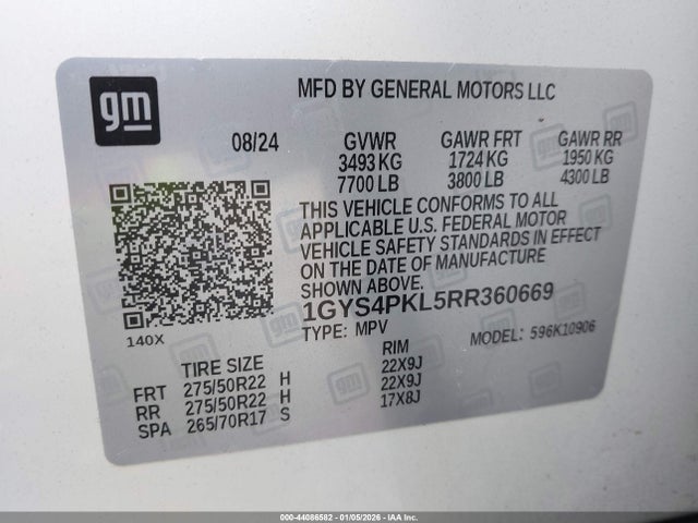 2024 CADILLAC ESCALADE ESV 1GYS4PKL5RR360669 Photo 8