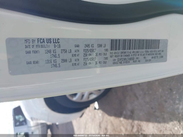 Продажа на аукционе авто 2018 Dodge Journey Se, vin: 3C4PDCABXJT498569, номер лота: 44086722