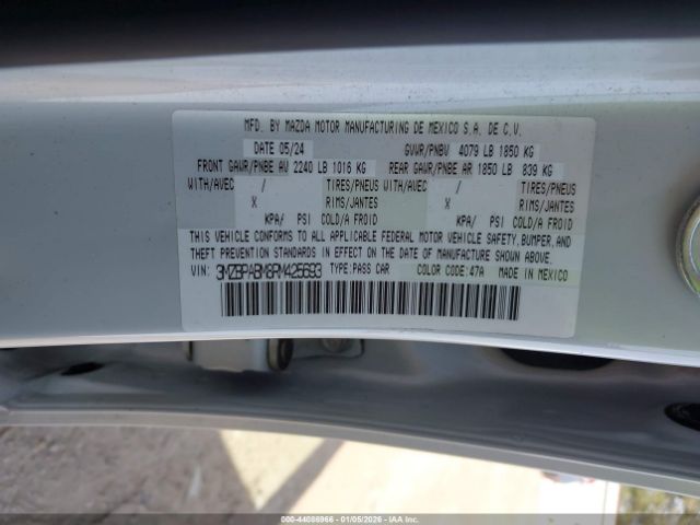 2024 MAZDA MAZDA3 3MZBPABM8RM425693 Photo 8