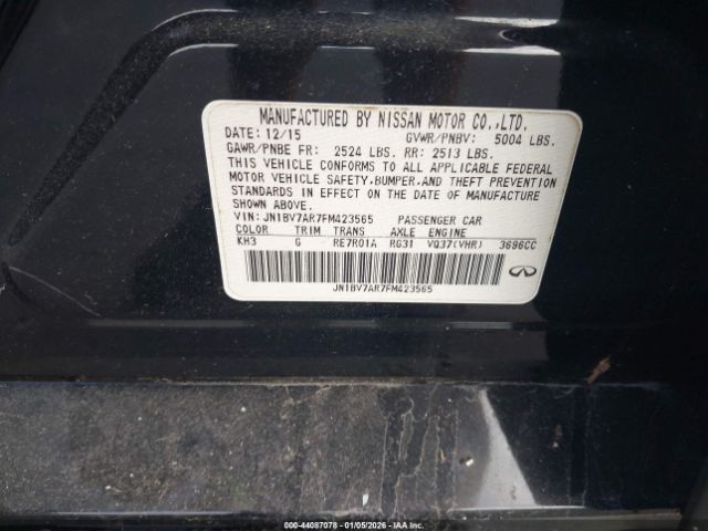 2015 INFINITI Q50 JN1BV7AR7FM423565 Photo 8