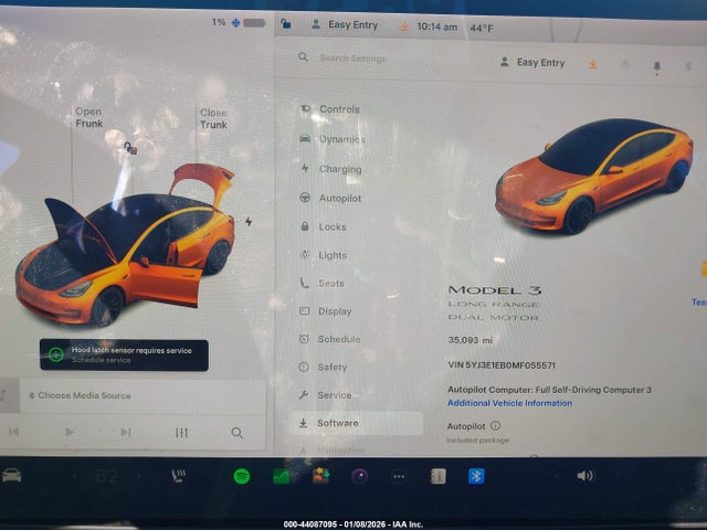 2021 TESLA MODEL 3 5YJ3E1EB0MF055571 Photo 6
