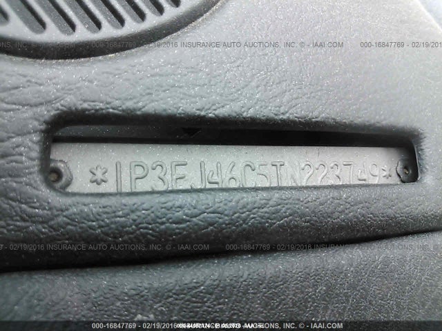 Aukcja sprzedaży 1996 Plymouth Breeze, vin: 1P3EJ46C5TN223749, numer aukcji: 44087174