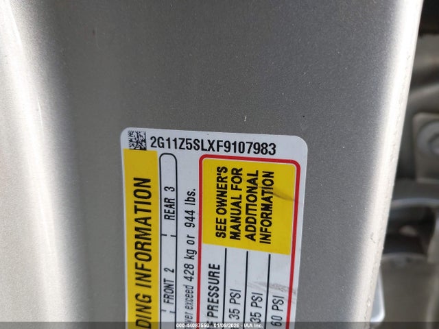 2015 CHEVROLET IMPALA 2G11Z5SLXF9107983 Photo 8