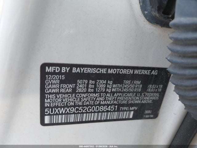 5UXWX9C52G0D86451 BMW X3 Xdrive28i