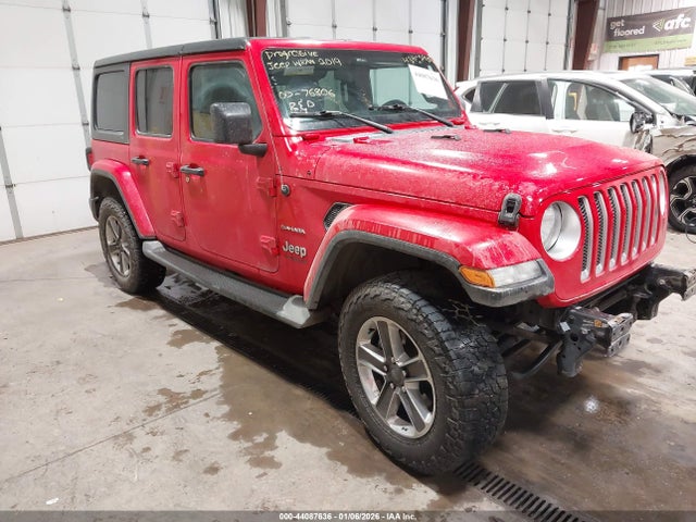 Aukcja sprzedaży 2019 Jeep Wrangler Unlimited Sahara 4x4, vin: 1C4HJXEN0KW591945, numer aukcji: 44087636
