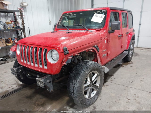 Aukcja sprzedaży 2019 Jeep Wrangler Unlimited Sahara 4x4, vin: 1C4HJXEN0KW591945, numer aukcji: 44087636