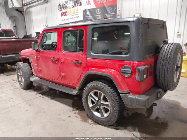 Aukcja sprzedaży 2019 Jeep Wrangler Unlimited Sahara 4x4, vin: 1C4HJXEN0KW591945, numer aukcji: 44087636