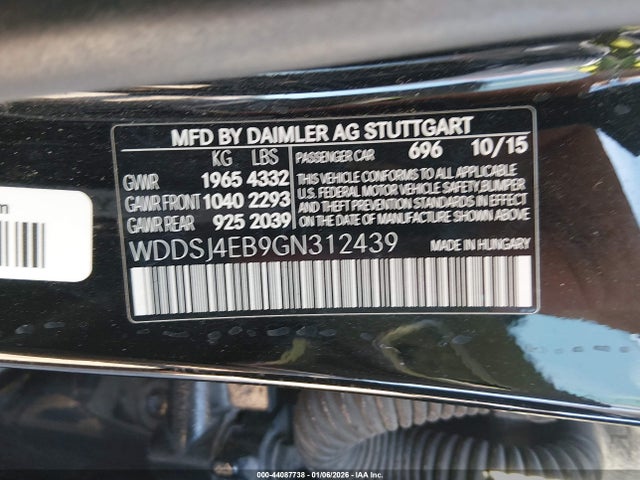 2016 MERCEDES-BENZ CLA 250 WDDSJ4EB9GN312439 Photo 8