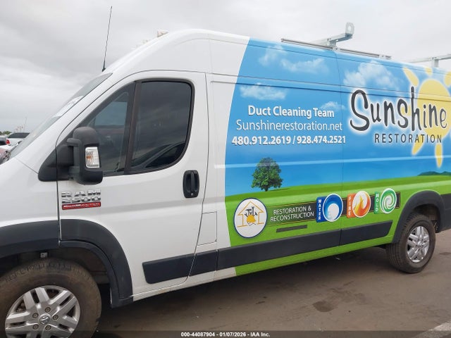 44087904 :رقم المزاد ، 3C6LRVDG4ME540673 vin ، 2021 Ram Promaster 2500 High Roof 159 Wb مزاد بيع