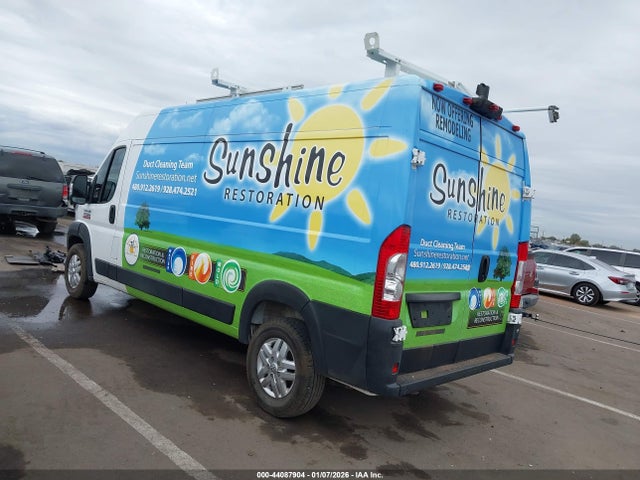 44087904 :رقم المزاد ، 3C6LRVDG4ME540673 vin ، 2021 Ram Promaster 2500 High Roof 159 Wb مزاد بيع