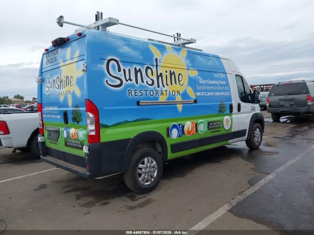 44087904 :رقم المزاد ، 3C6LRVDG4ME540673 vin ، 2021 Ram Promaster 2500 High Roof 159 Wb مزاد بيع
