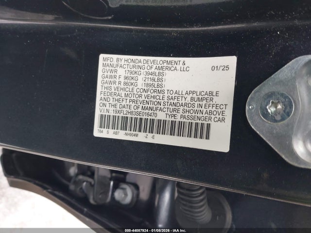 19XFL2H83SE016470 Honda Civic Sedan Sport