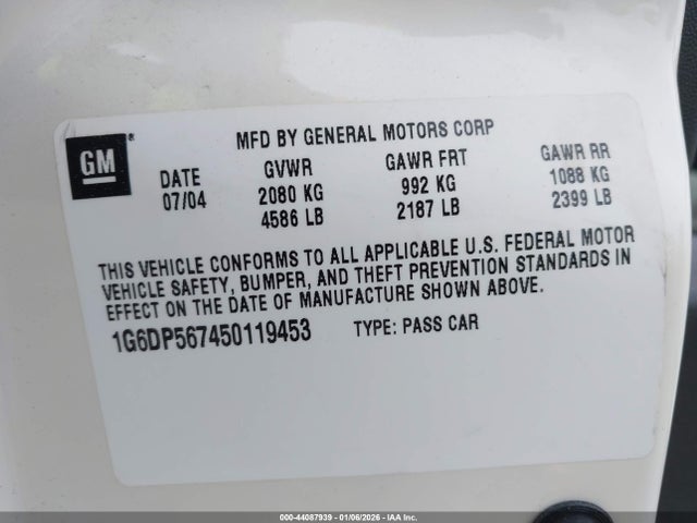 2005 CADILLAC CTS 1G6DP567450119453 Photo 8