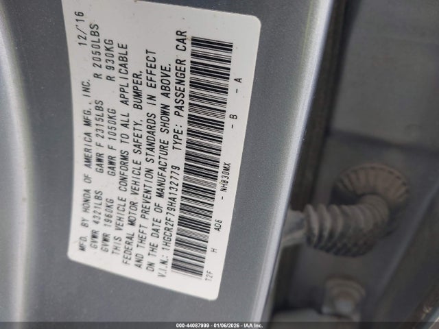 1HGCR2F79HA132779 Honda ACCORD EX