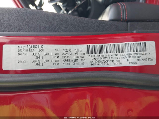 2017 DODGE DURANGO 1C4SDHCT1HC697741 Photo 8