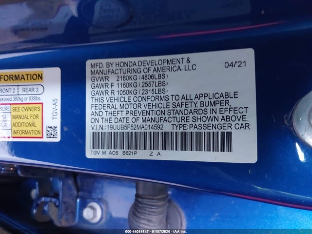 Acura Tlx A-spec Package 2021 19UUB5F52MA014592 Image 9