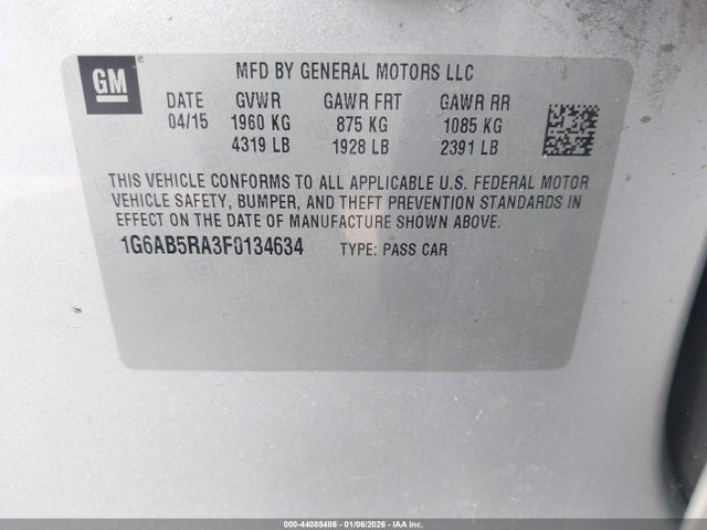 2015 CADILLAC ATS 1G6AB5RA3F0134634 Photo 8