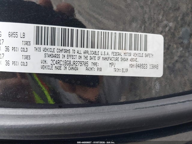 2018 CHRYSLER PACIFICA 2C4RC1BG8JR279705 Photo 8
