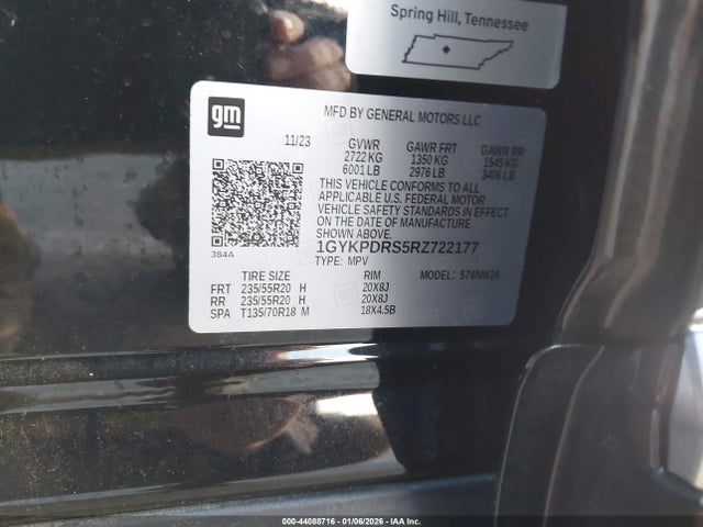 2024 CADILLAC XT6 1GYKPDRS5RZ722177 Photo 8