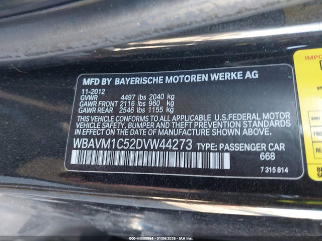 2013 BMW X1 WBAVM1C52DVW44273 Photo 8