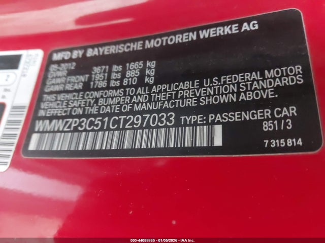 2012 MINI COOPER S WMWZP3C51CT297033 Photo 8