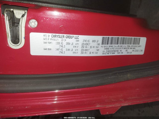 2015 DODGE GRAND CARAVAN 2C4RDGCGXFR653768 Photo 8